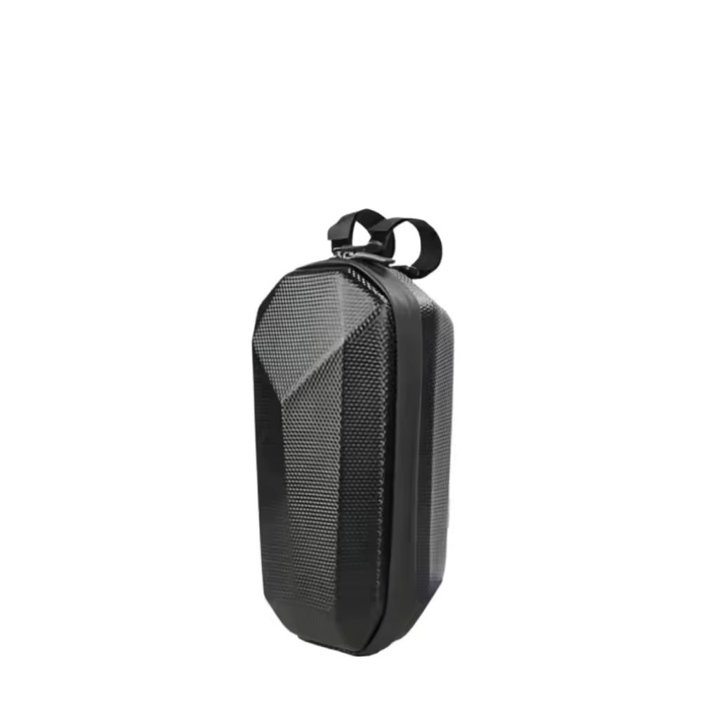 Sacoche de guidon GlideSafely en coque rigide EVA noire avec sangles