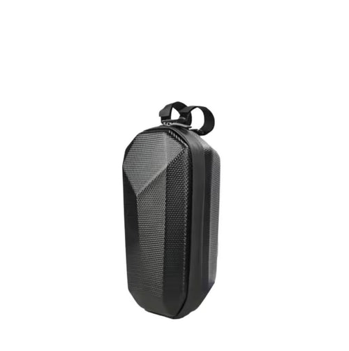 Sacoche de guidon GlideSafely en coque rigide EVA noire avec sangles
